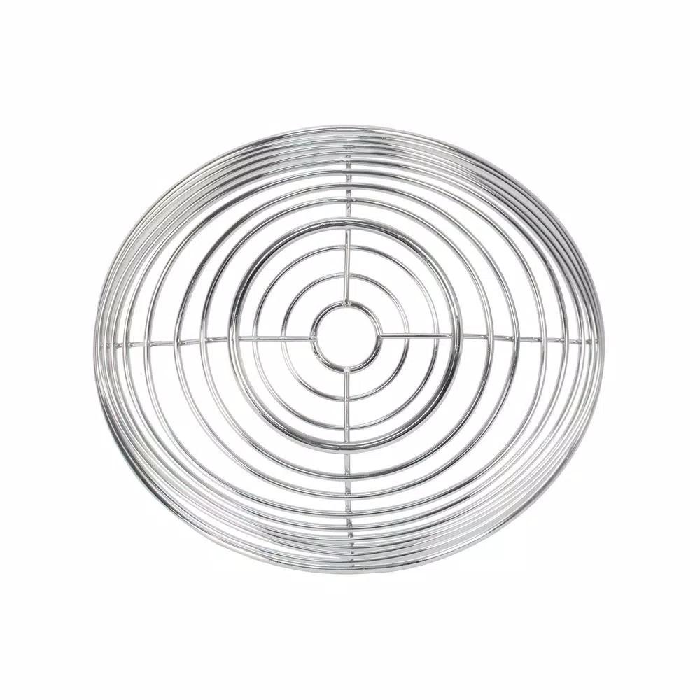 Spectrum Opus Chrome Steel Fruit Bowl - Decorative Countertop Produce & Bread Basket