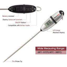 ThermoPro TP02S Digital Instant Read Meat Thermometer for BBQ, Grill, and Kitchen thumbnail 2