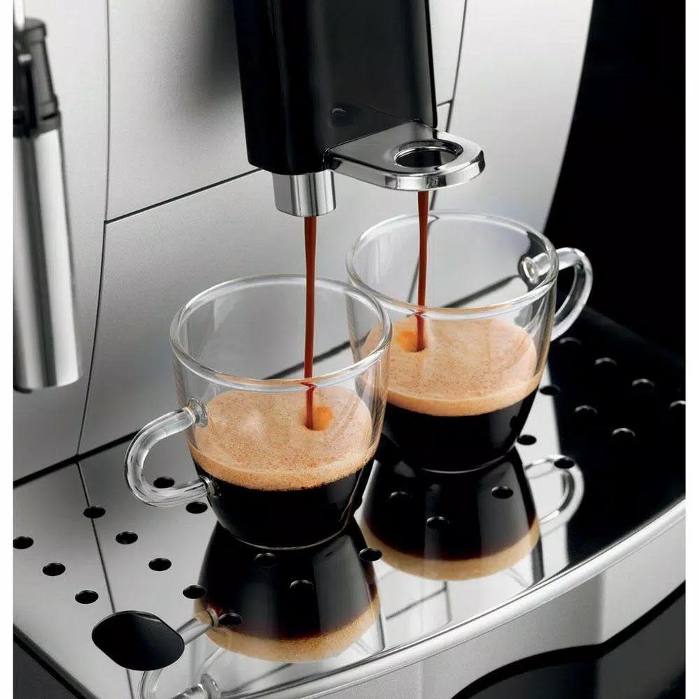 DeLonghi De'Longhi Magnifica XS Compact Fully Automatic Espresso and Cappuccino Maker - Black and Silver