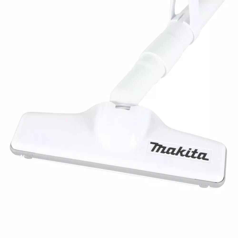 Makita 18V LXT Lithium-Ion Compact Cordless Vacuum with White Cyclonic Attachment (Tool-Only)
