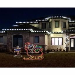 Fraser Hill Farm 48 in. North Pole Christmas LED Light Sculpture thumbnail 3
