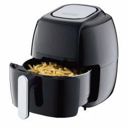 GoWISE USA 5.0 Qt. Black Electric Air Fryer with 8 Presets and Recipe Book thumbnail 3
