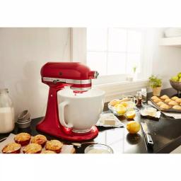KitchenAid 5 Qt. White Chocolate Titanium-Reinforced Ceramic Mixing Bowl for Tilt-Head Stand Mixers thumbnail 2