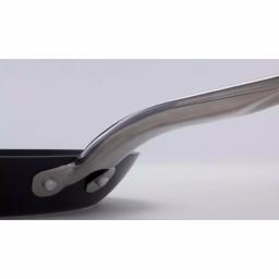 T-fal Prograde 10-Piece Aluminum Nonstick Cookware Set with Hard Titanium Reinforcement, Gray thumbnail 5