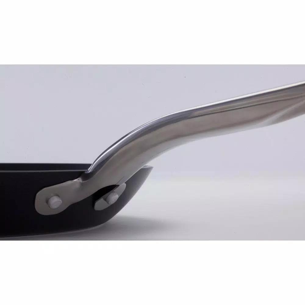 T-fal Prograde 10-Piece Aluminum Nonstick Cookware Set with Hard Titanium Reinforcement, Gray