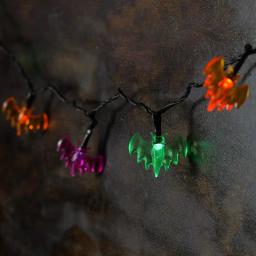 Northlight 4.75 in. LED Multi-Color Bat Halloween String Lights, 10-Set thumbnail 3