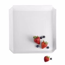 Over and Back Porcelain White Bento Serving Tray, 12.17 in. Square thumbnail 2