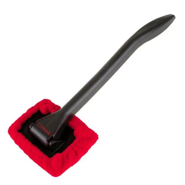 Trademark Stalwart Windshield Cleaner Tool with Pivoting Head and Microfiber Cloth