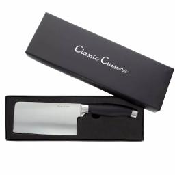 Trademark Classic Cuisine 6.5 in. Stainless Steel Chopper Cleaver Knife with Comfort Grip Handle thumbnail 1