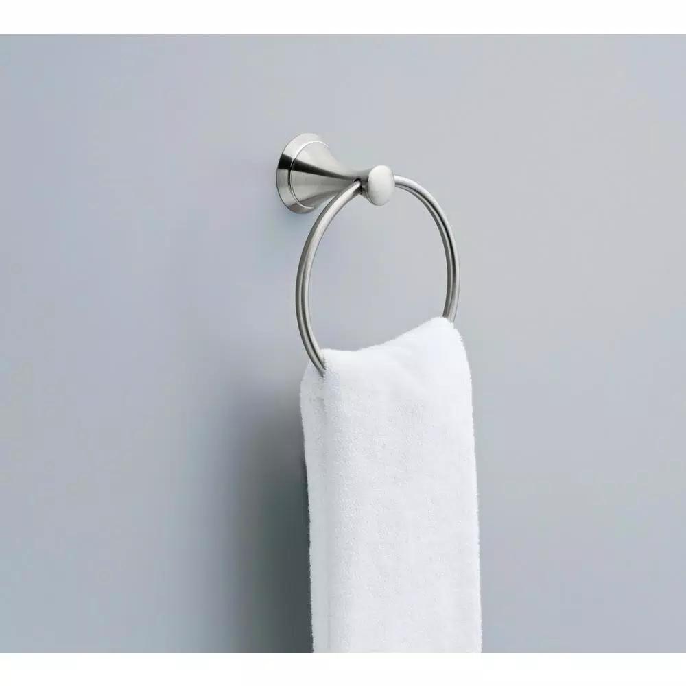 Delta Carlisle Towel Ring in Brushed Nickel