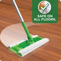 Swiffer Sweeper 2-in-1 Dry and Wet Mop Starter Kit with Microfiber Flat Mop Head thumbnail 9