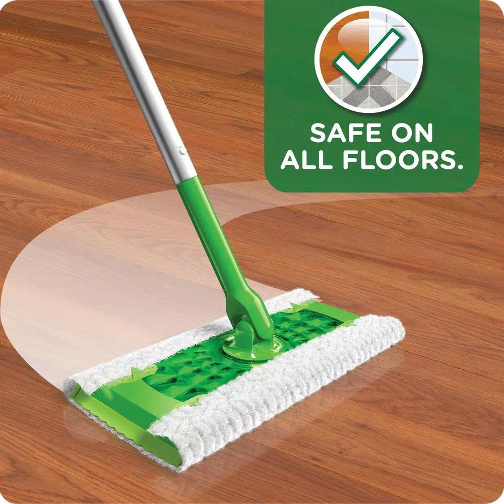 Swiffer Sweeper 2-in-1 Dry and Wet Mop Starter Kit with Microfiber Flat Mop Head