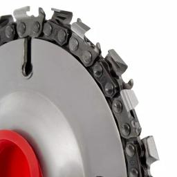 King Arthur's Tools Lancelot 4 in. 22-Teeth Steel Chainsaw Blade for Woodcarving and Angle Grinders thumbnail 2