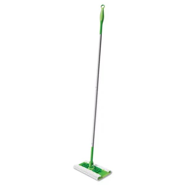 Swiffer Sweeper Dry and Wet Mop Starter Kit, Flat Mop with Aluminum Handle (Case of 3)