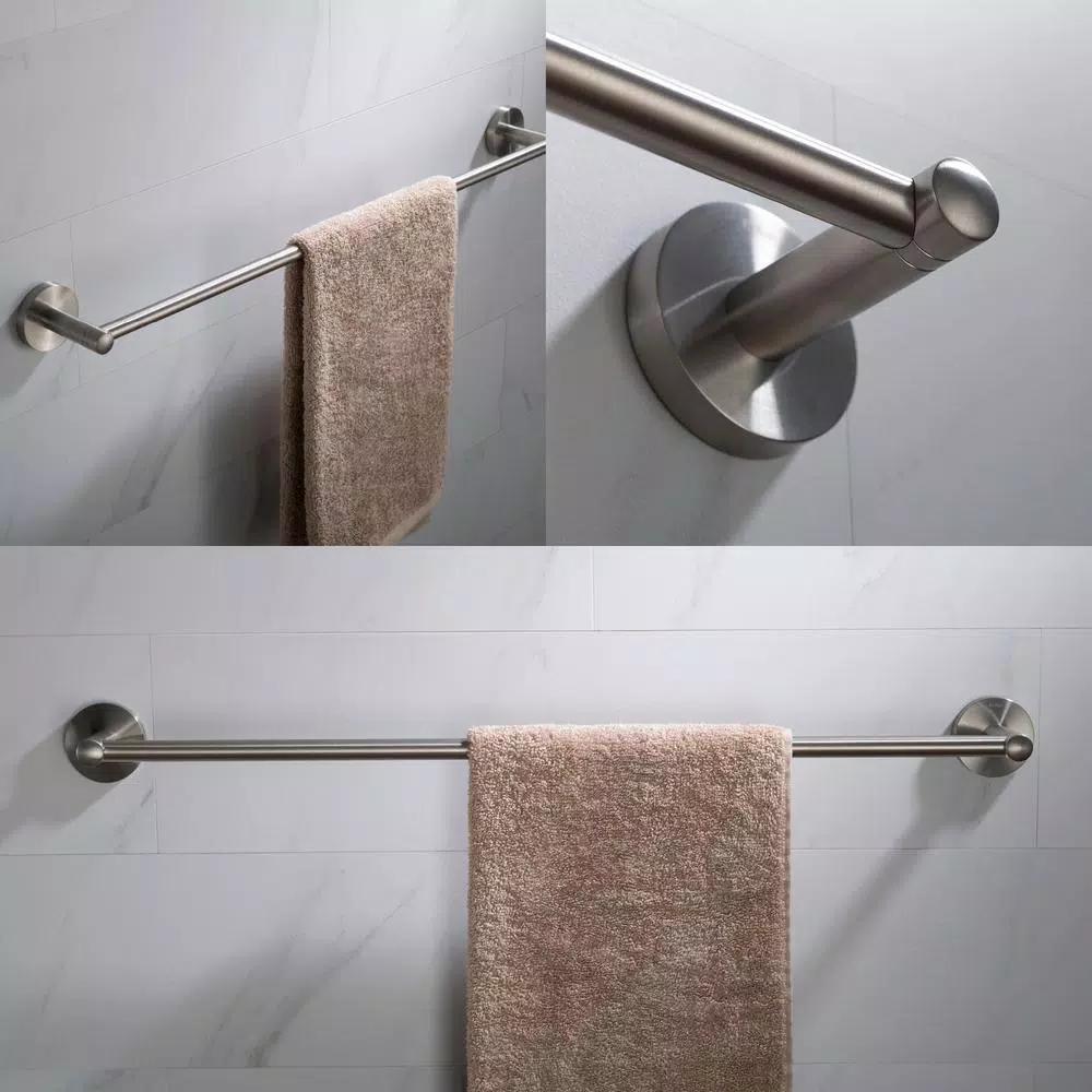 Kraus Elie 24 in. Single Towel Bar, Brushed Nickel