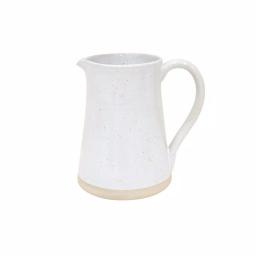 CASAFINA Fattoria 69 fl. oz. White Ceramic Stoneware Pitcher thumbnail 1