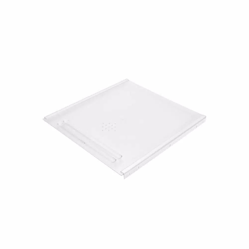 Rev-A-Shelf Large Translucent Bread Drawer Cover Kit - Adjustable Plastic Drawer Organizer