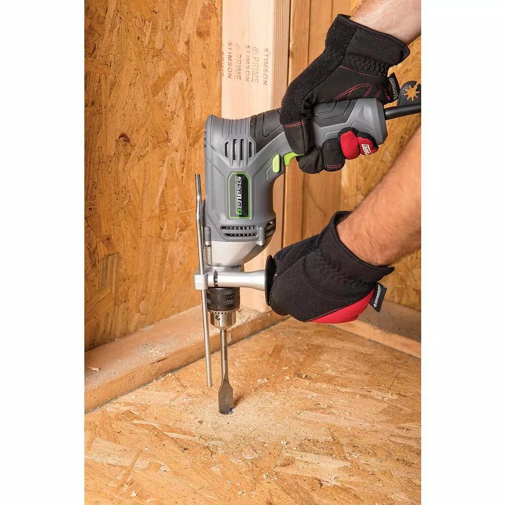 Genesis GHD1275 1/2 in. Variable Speed Reversible Hammer Drill, 7.5 Amp