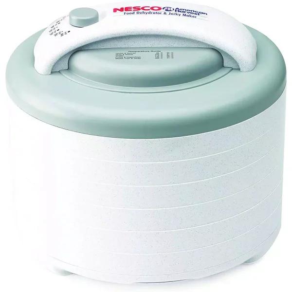 Nesco American Harvest Snackmaster 6-Tray Food Dehydrator and Jerky Maker, White