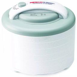 Nesco American Harvest Snackmaster 6-Tray Food Dehydrator and Jerky Maker, White thumbnail 1