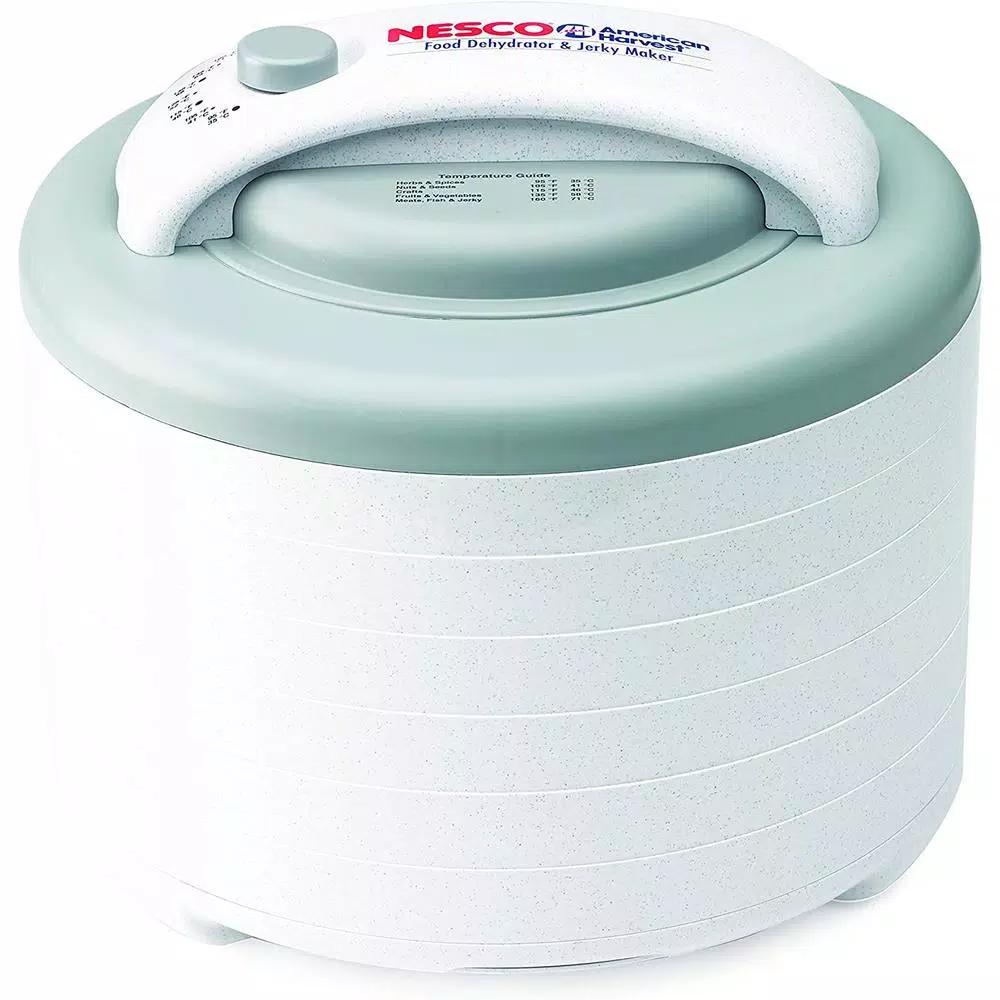 Nesco American Harvest Snackmaster 6-Tray Food Dehydrator and Jerky Maker, White