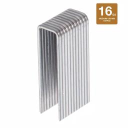 Grip-Rite 1-1/2 in. 16-Gauge 316 Stainless Steel Medium Crown Staples, 500-Pack thumbnail 1