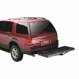Lund 61 in. x 21 in. Steel High Mount Cargo Carrier for 2 in. Hitch Receiver, 500 lb. Capacity thumbnail 2