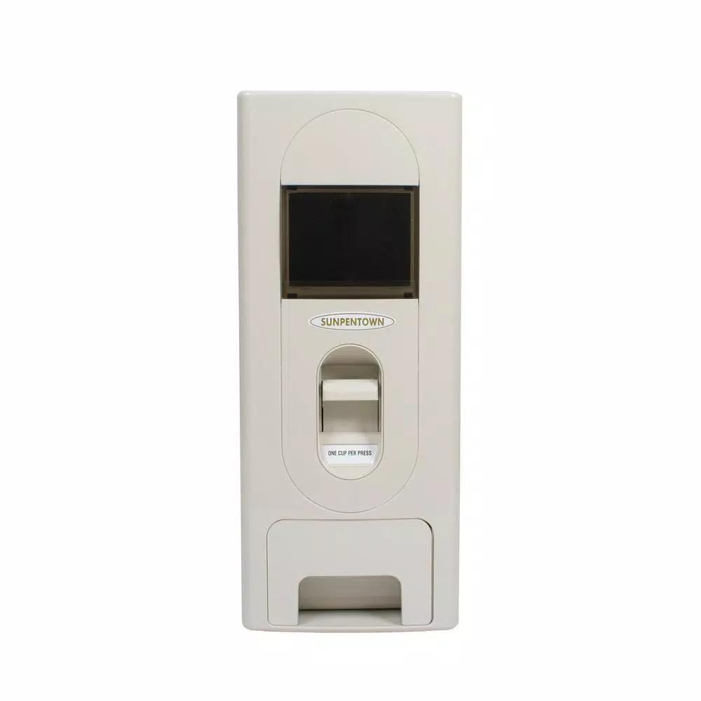 SPT 22 lb. Capacity Rice Dispenser with 1-Cup One-Touch Operation, White