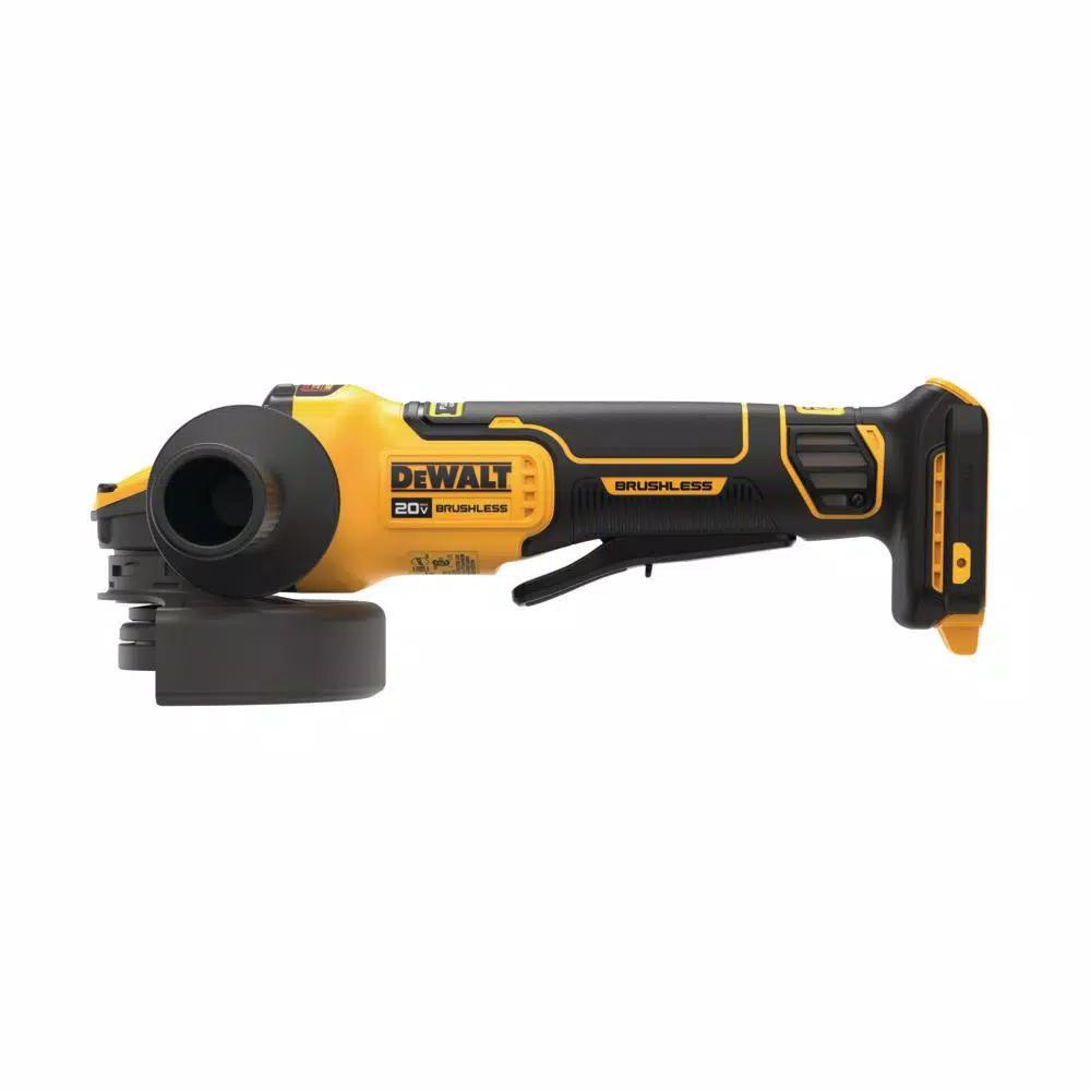 DEWALT 20V MAX Brushless 4.5-5 in. Angle Grinder Kit with FLEXVOLT 6.0Ah Battery