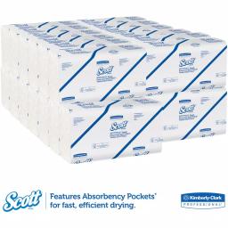 Scott C-Fold Paper Towels, 9.4 in. x 12.4 in., 175 Sheets per Pack, White thumbnail 4