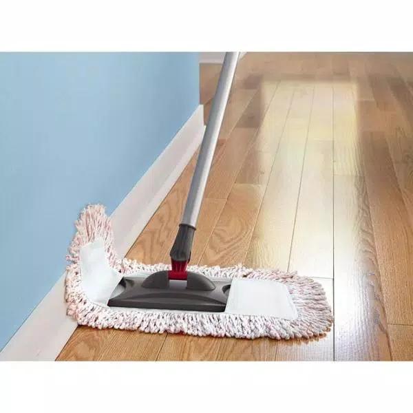 Rubbermaid Flexible Microfiber Dust Mop with Bending Handle for Hardwood and Laminate