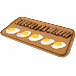 Gotham Steel 19.5 in. x 10.75 in. Ti-Ceramic Nonstick Reversible Double Grill and Griddle thumbnail 2