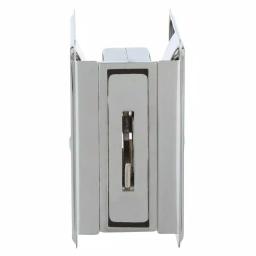 Prime-Line Polished Chrome Pocket Door Privacy Lock and Pull, Reversible Design thumbnail 3