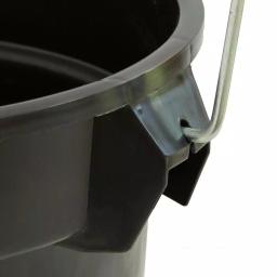 TAFCO PRODUCTS Tafco 3.5 Gal. Black Round Utility ECO Bucket, 14 Qt. Heavy-Duty Recycled Plastic Pail thumbnail 6