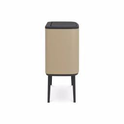 Brabantia Bo Touch Bin 9.5 Gal. Dual Compartment Gold Steel Rectangular Touch Trash Can thumbnail 2