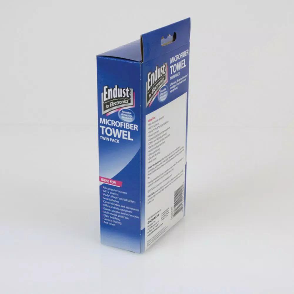 Endust XL 15 x 15 in. Microfiber Cleaning Cloths, Blue (24-Pack)