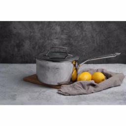 Saveur Selects Voyage 3 qt. Tri-Ply Stainless Steel Saucepan with Lid thumbnail 2