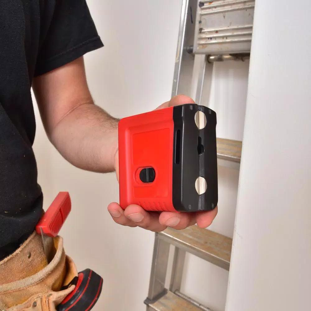 Kapro 862 Mini Cross Line Laser Level - Red Self-Leveling Laser with Magnetic & Tripod Mount