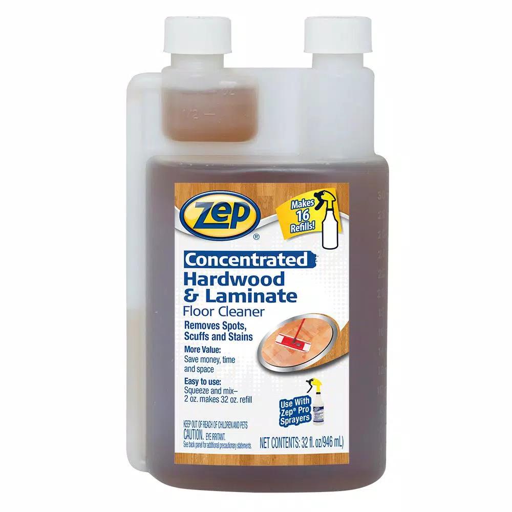 Zep Hardwood and Laminate Floor Cleaner Concentrate, 32 oz (Case of 4)