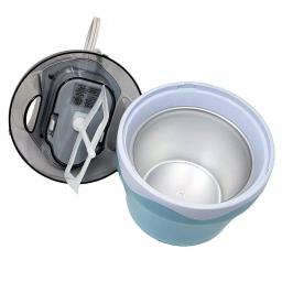 LavoHome 0.5 Qt. Mini Automatic Ice Cream Maker, 16 oz Electric Countertop Frozen Yogurt & Sorbet Machine, Blue thumbnail 2