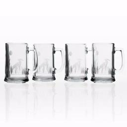 Rolf Glass Heron 16 oz. Beer Mug Set of 4 thumbnail 1
