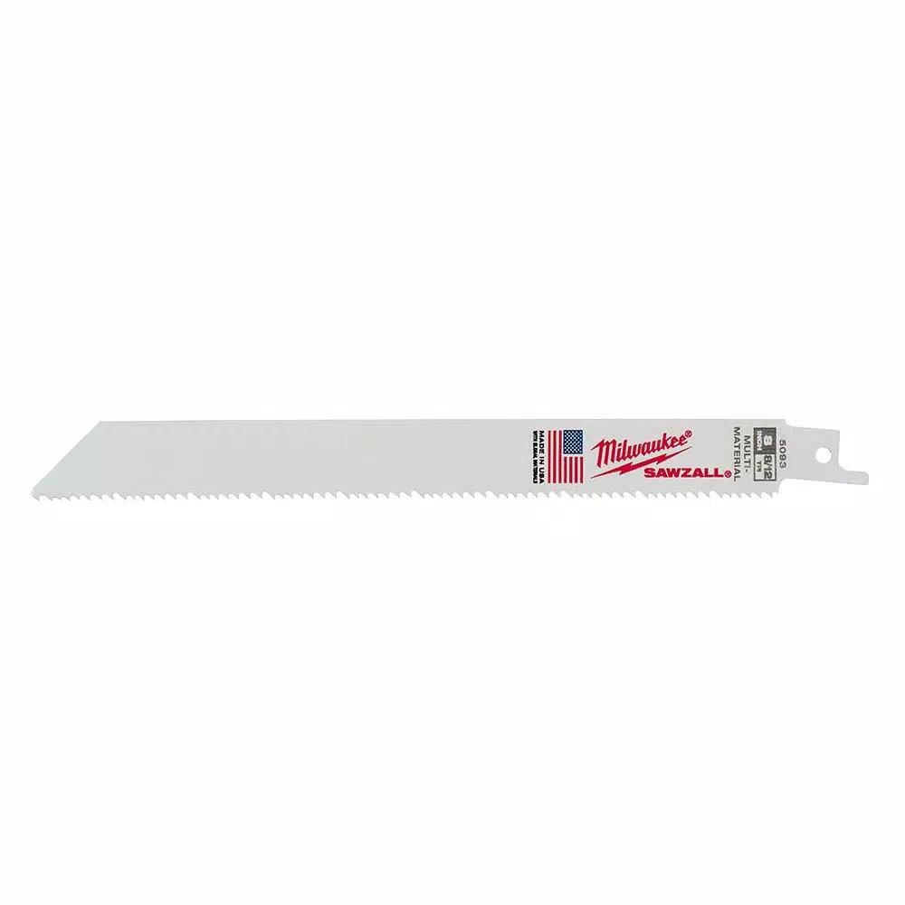 Milwaukee SAWZALL Reciprocating Saw Blade Set with Torch and Ax Blades, 15-Piece