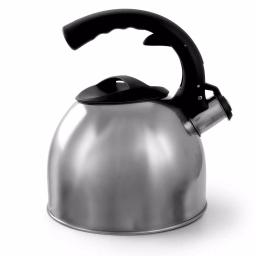 Mr. Coffee Steamline 2 Qt. Stainless Steel Tea Kettle with Whistle, Gray thumbnail 2