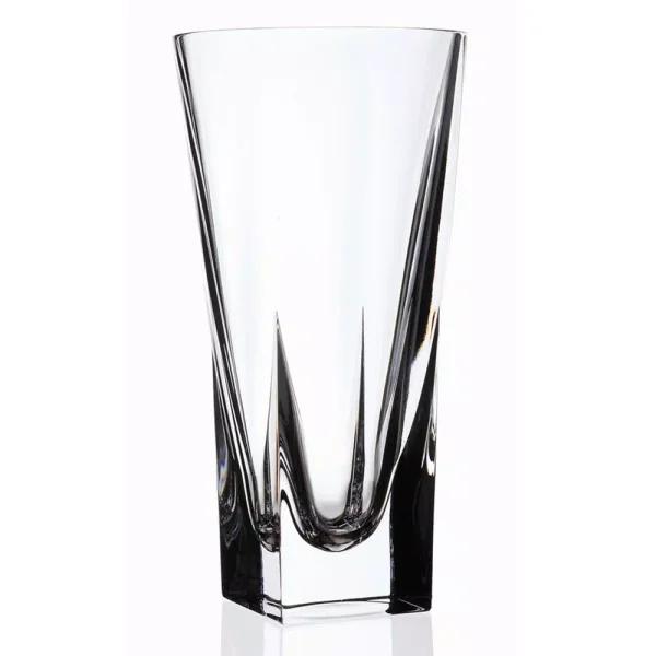 Lorren Home Trends RCR Fusion Collection Crystal Small Table Vase, Made in Italy