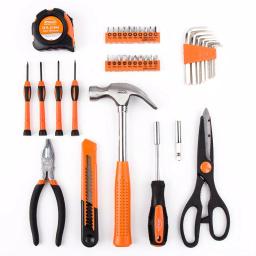 Apollo 39-Piece General Household Tool Set with Blow Molded Case - Orange thumbnail 2