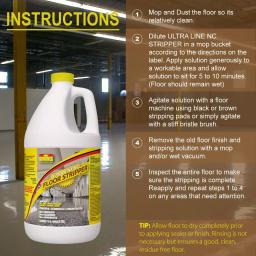 Eco Clean Ultra Line NC Stripper 1 Gal. Non-Corrosive Solvent-Based Floor Stripper thumbnail 5