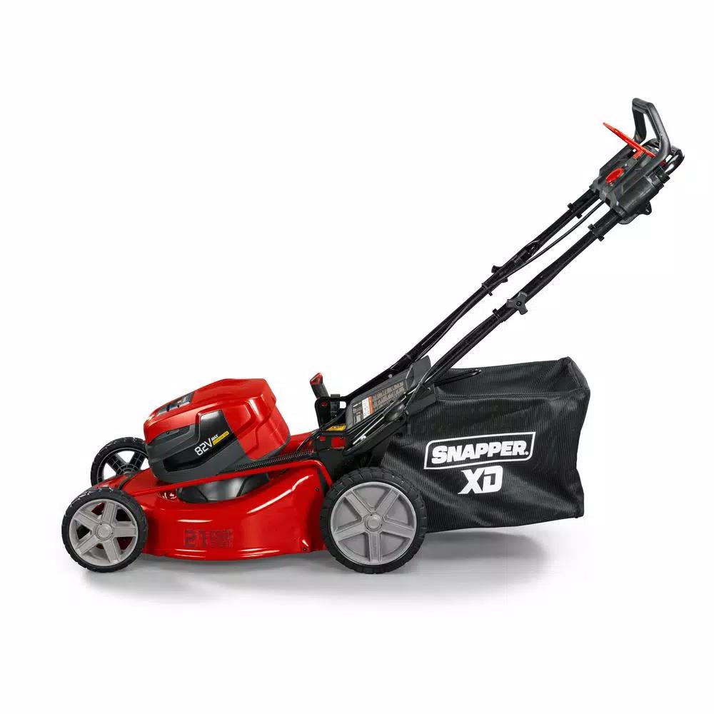 Snapper XD 21 in. 82V Cordless Self-Propelled Mower with StepSense, (2) 2 Ah Batteries and Charger
