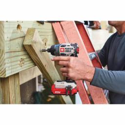 Porter-Cable 20V MAX Brushless Cordless 1/4 in. Impact Driver Kit with 2 1.5 Ah Batteries and Charger thumbnail 8