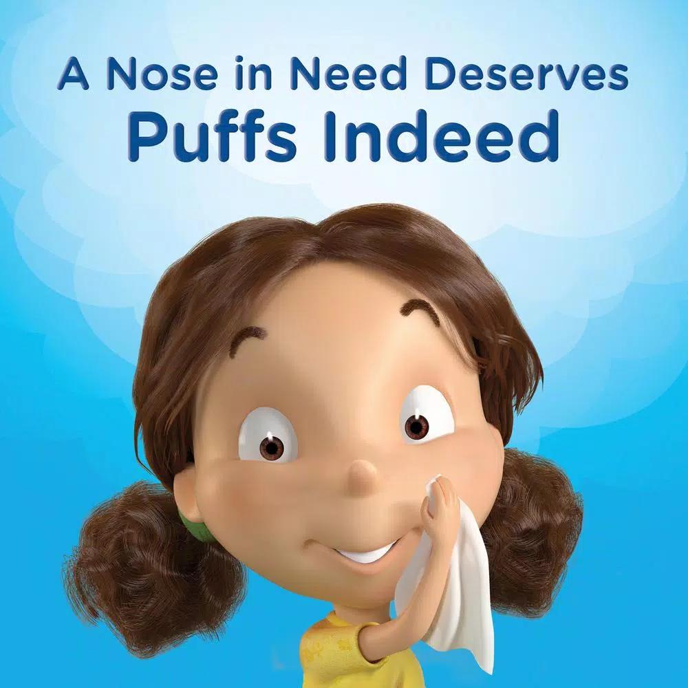 Puffs Plus Lotion 2-Ply Facial Tissue, 10-Count Box (4-Pack, 24 Case)