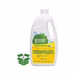 SEVENTH GENERATION Automatic Dishwasher Gel, Lemon Scent, Plant-Based & Nontoxic (42 oz., Case of 6) thumbnail 1